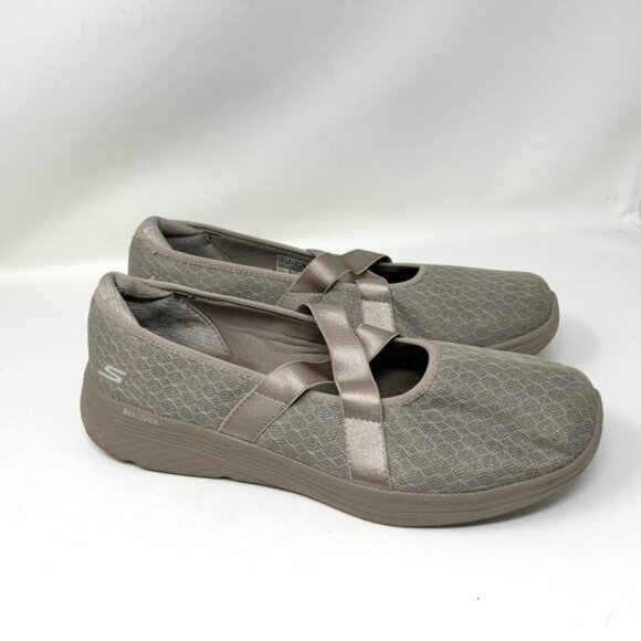 Skechers Womens Max Cushioning Lite: Breathe Easy - Size 11 Style 136722 TAUPE - Picture 1 of 12